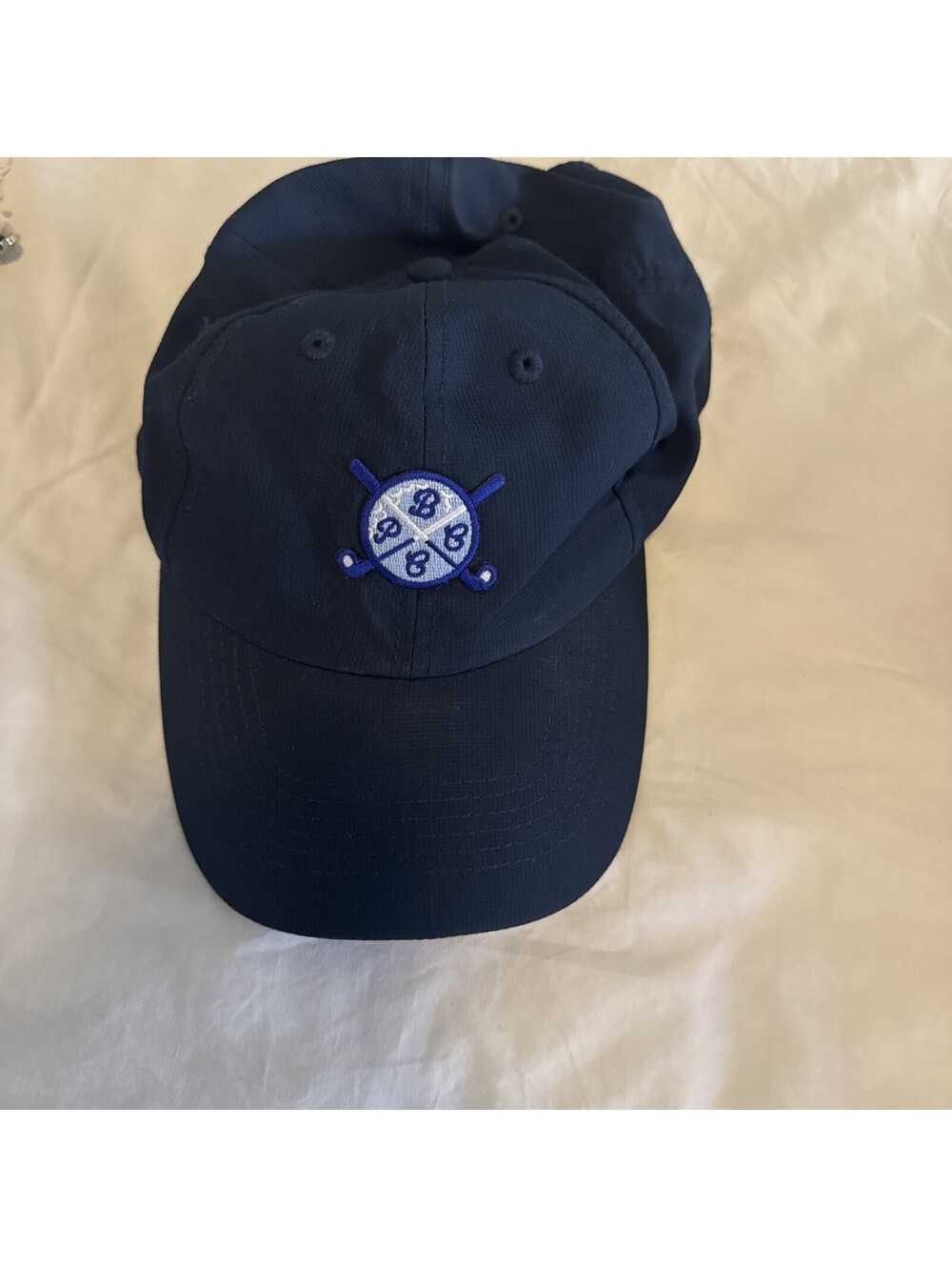 Cross Golf Clubs Hat Blue Imperial